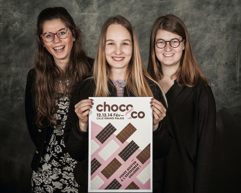 Etudiantes ECV Salon du chocolat