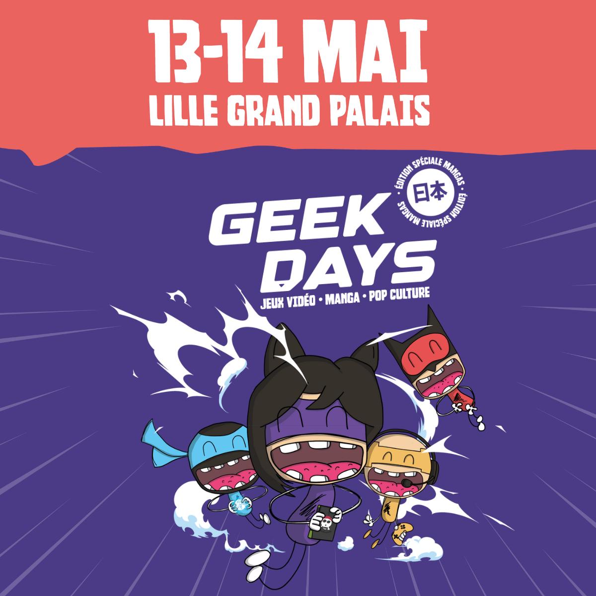 beheerder Waardeloos Morse code Geek Days Lille - Lille Grand Palais