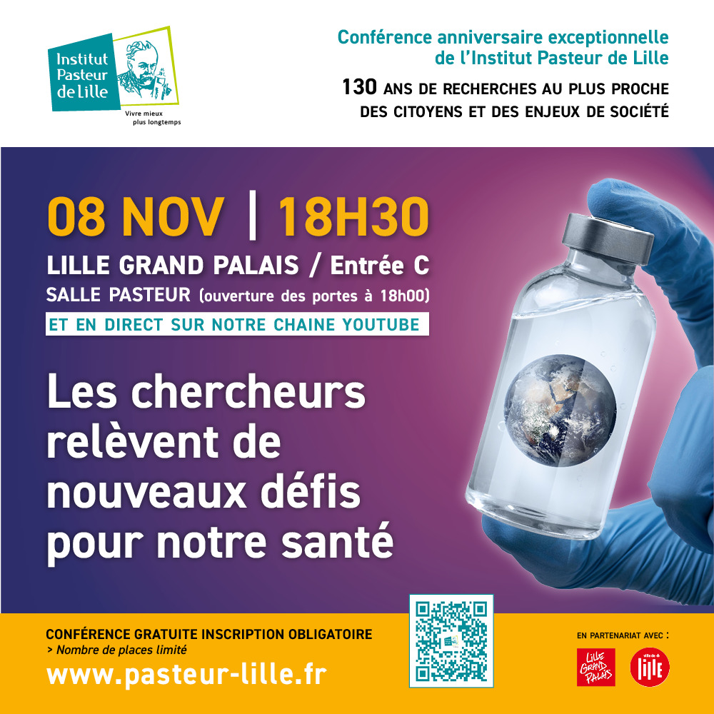 Conférence Institut Pasteur de Lille 2023