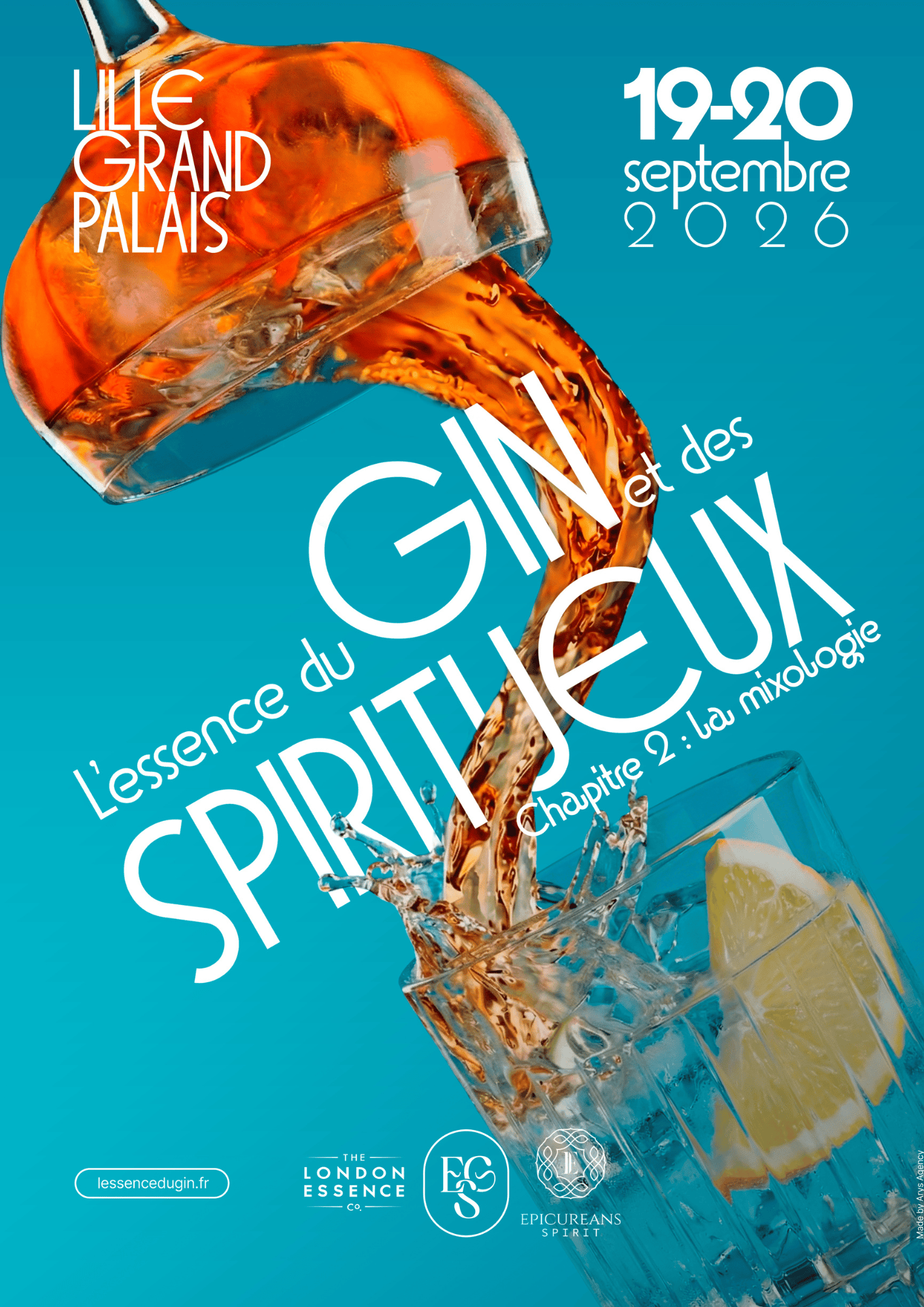 Affiche - l'essence du gin 2026